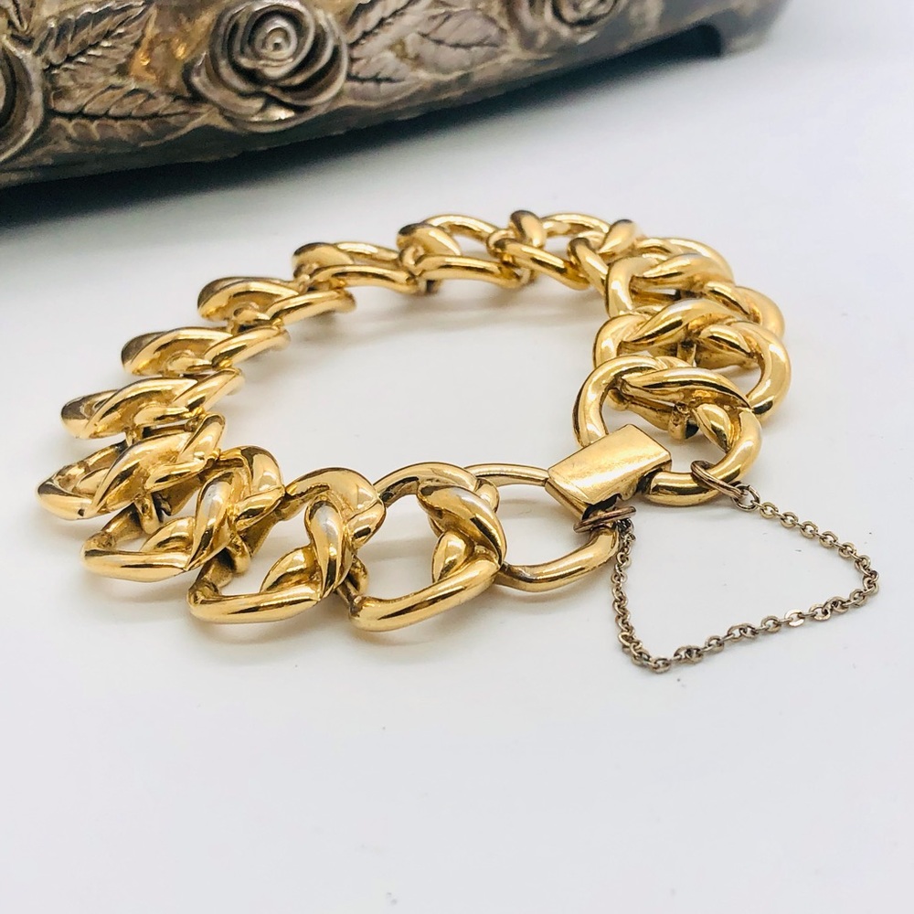 Vintage KREMENTZ Chain Link Bracelet